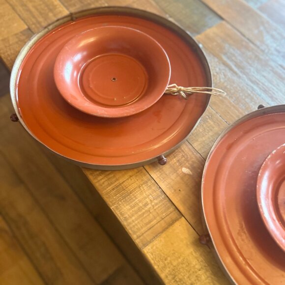 Vintage Mid Century Pair of wall hangings - Picture 6 of 9